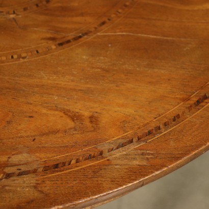 Table Basse Louis Philippe Orme Merisier Rolo Italie 2ème Quart 1800