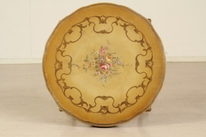 bottega del 900, antiquariato, tavolino barocchetto, tavolino in tiglio, primi del 900