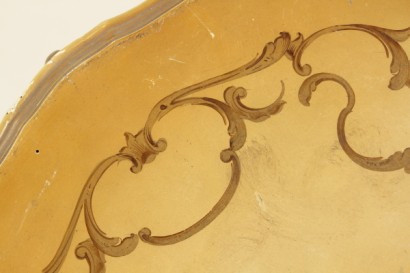 bottega del 900, antiquariato, tavolino barocchetto, tavolino in tiglio, primi del 900