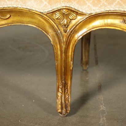 Paire De Canapés Barocchetto Italie Prèmiere Moitié 18ème Siècle