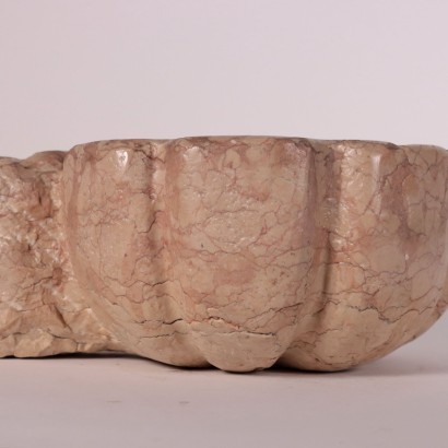 Red Verona Marble Tray Italy 19th-20th Century