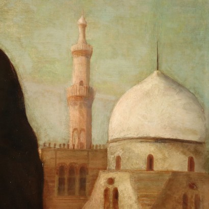 arte, arte italiana, pittura ottocento italiana,Grande Dipinto a Soggetto Orientalista