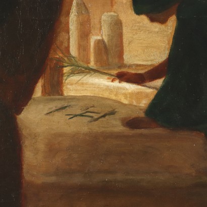 arte, arte italiana, pittura ottocento italiana,Grande Dipinto a Soggetto Orientalista