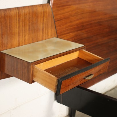 Bett Palisander Italien 1950er-1960er