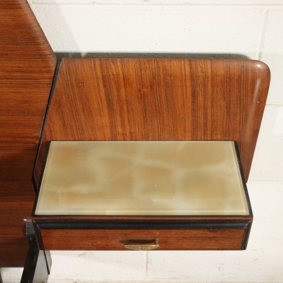 Bett Palisander Italien 1950er-1960er
