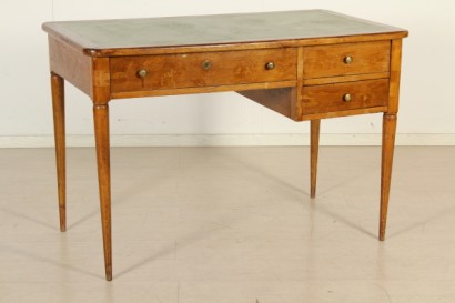 Scrivania anni 40_81338 modernariato, scrivania, anni 40, impiallacciato rovere, linoleum