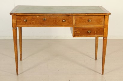 Scrivania anni 40_81339 modernariato, scrivania, anni 40, impiallacciato rovere, linoleum