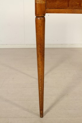 Scrivania anni 40_81345 modernariato, scrivania, anni 40, impiallacciato rovere, linoleum