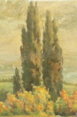 Richard Barakat_81381 art 900, Richard Barakat, Richard Barakat 1871-1965, paisaje, óleo sobre madera