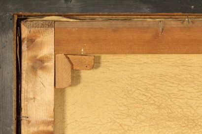 arte del novecento, marina, olio su tela, guilloche