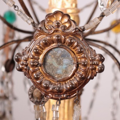 antiquariato, lampadario, antiquariato lampadari, lampadario antico, lampadario antico italiano, lampadario di antiquariato, lampadario neoclassico, lampadario del 800,Coppia di Lampadari Neoclassici Genovesi
