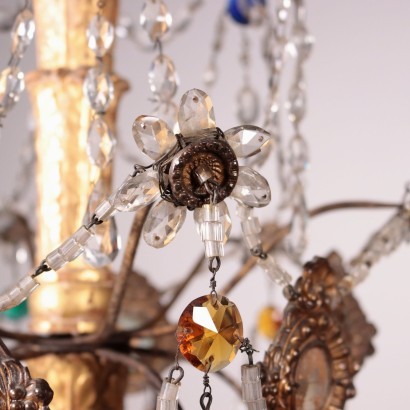 antiquariato, lampadario, antiquariato lampadari, lampadario antico, lampadario antico italiano, lampadario di antiquariato, lampadario neoclassico, lampadario del 800,Coppia di Lampadari Neoclassici Genovesi