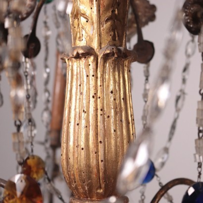 antiquariato, lampadario, antiquariato lampadari, lampadario antico, lampadario antico italiano, lampadario di antiquariato, lampadario neoclassico, lampadario del 800,Coppia di Lampadari Neoclassici Genovesi