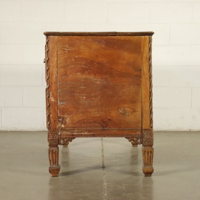 Neo-Classical Veronese Desk Silver Fir Walnut Italy 19th Century