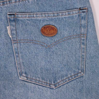 Valentino Vintage Denim Skirt