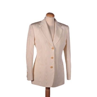 #vintage #abbigliamentovintage #abitivintage #vintagemilano #modavintage ,Giacca Vintage Crema Oliver Valentino