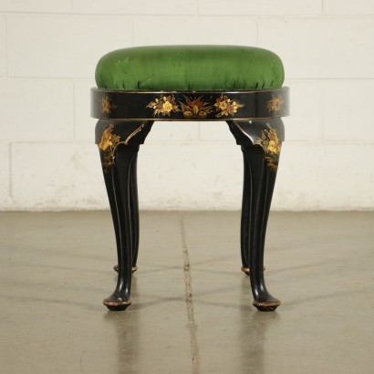 antiquariato, sedia, antiquariato sedie, sedia antica, sedia antica italiana, sedia di antiquariato, sedia neoclassica, sedia del 800,Sgabello Inglese in Stile Chinoiserie