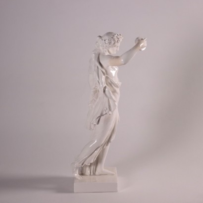 Capodimonte Ceramic Bacchante Naples Italy 19th Century