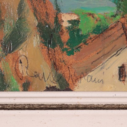 arte, arte italiana, pittura novecento italiana,Paesaggio di Raul Viviani,Sorrento,Raul Viviani