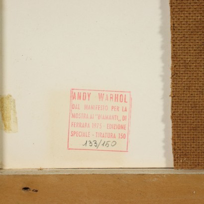 Lithographie d'Andy Wharol