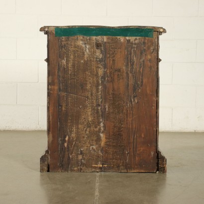 antiquariato, comodino, antiquariato comodino, comodino antico, comodino antico italiano, comodino di antiquariato, comodino neoclassico, comodino del 800,Mobiletto con Pensile Barocco Emiliano