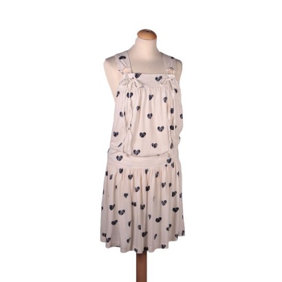 Marc Jacobs Vestido blanco y azul