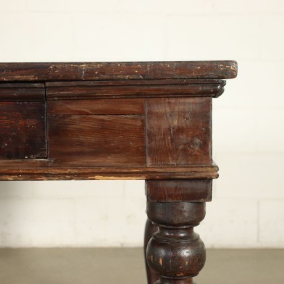 antiquariato, tavolo, antiquariato tavolo, tavolo antico, tavolo antico italiano, tavolo di antiquariato, tavolo neoclassica, tavolo del 800,Tavolo in Abete Tinto