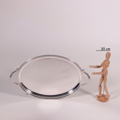antiguo, bandeja, bandejas antiguas, bandeja antigua, bandeja italiana antigua, bandeja antigua, bandeja neoclásica, bandeja del siglo XIX, bandeja de plata Fabricación Zaramella