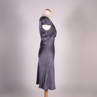 blunauta, silk, pure silk, dress, silk dress, secondhand