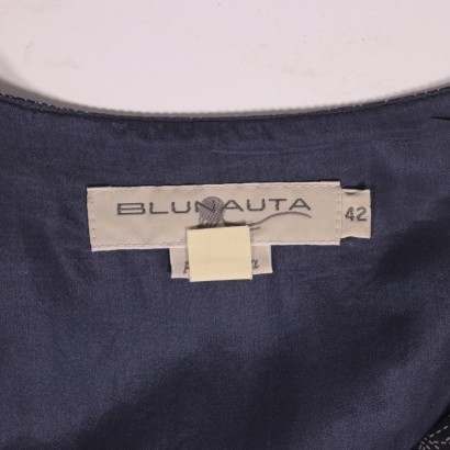 blunauta, silk, pure silk, dress, silk dress, secondhand