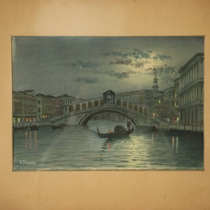 Alberto Trevisan Watercolor On Paper
