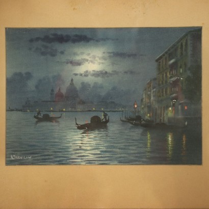 Alberto Trevisan Watercolor On Paper