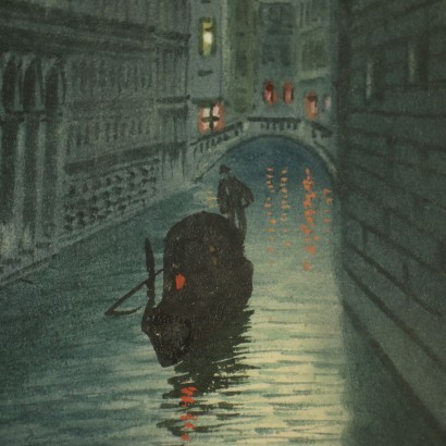 Alberto Trevisan Watercolor On Paper