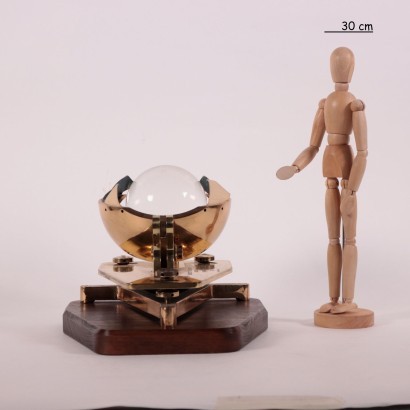 Campbell-Stokes Heliograph Brass Glass Wood England 19th Century