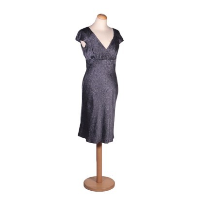 blunauta, silk, pure silk, dress, silk dress, secondhand
