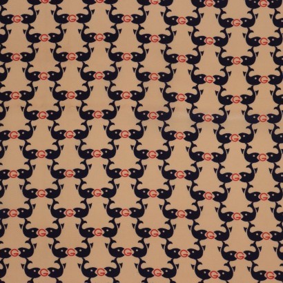 Fular Gucci vintage con pez