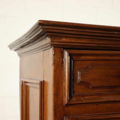 Commode Baroque Lombarde - Noyer Sapin Commun Italie XVIII Siècle
