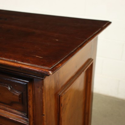 Commode Baroque Lombarde - Noyer Sapin Commun Italie XVIII Siècle