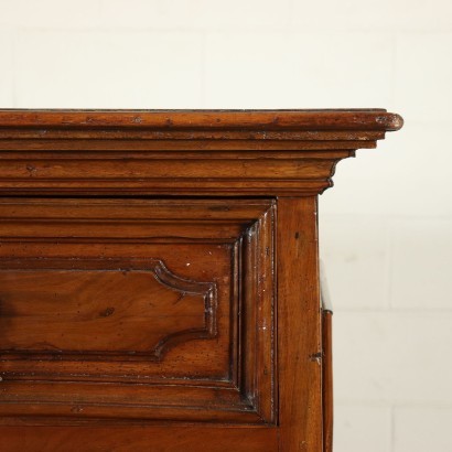 Commode Baroque Lombarde - Noyer Sapin Commun Italie XVIII Siècle