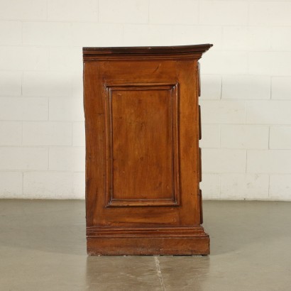 Commode Baroque Lombarde - Noyer Sapin Commun Italie XVIII Siècle
