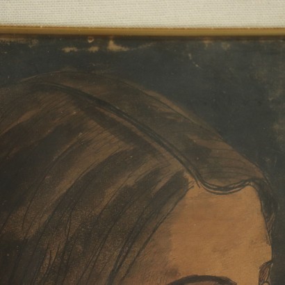 arte, arte italiana, pittura novecento italiana,Pompeo Borra,Volto femminile,Pompeo Borra,Pompeo Borra,Pompeo Borra,Pompeo Borra