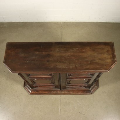 antikes Sideboard, antikes Sideboard, antikes Sideboard, antikes italienisches Sideboard, antikes Sideboard, neoklassizistisches Sideboard, Sideboard aus dem 19. Jahrhundert, Piacentina Barock-Sideboard