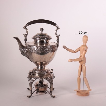 antiquariato, oggettistica, antiquariato oggettistica, oggettistica antica, oggettistica antica italiana, oggettistica di antiquariato, oggettistica neoclassico, oggettistica del 800,Samovar in Argento