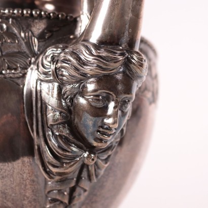 antiquariato, oggettistica, antiquariato oggettistica, oggettistica antica, oggettistica antica italiana, oggettistica di antiquariato, oggettistica neoclassico, oggettistica del 800,Samovar in Argento