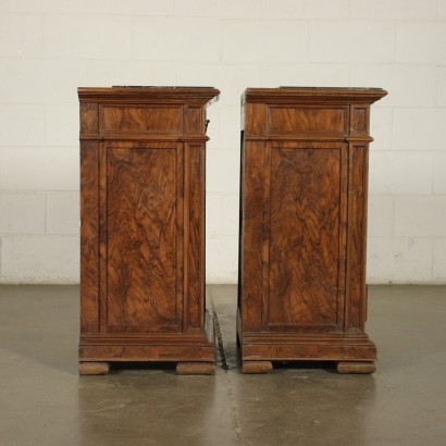 antiquariato, comodino, antiquariato comodino, comodino antico, comodino antico italiano, comodino di antiquariato, comodino neoclassico, comodino del 800,Coppia di Comodini in Stile