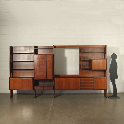 modernariato, modernariato di design, libreria, libreria modernariato, libreria di modernariato, libreria italiana, libreria vintage, libreria anni '60, libreria design anni 60,Mobile Anni 60