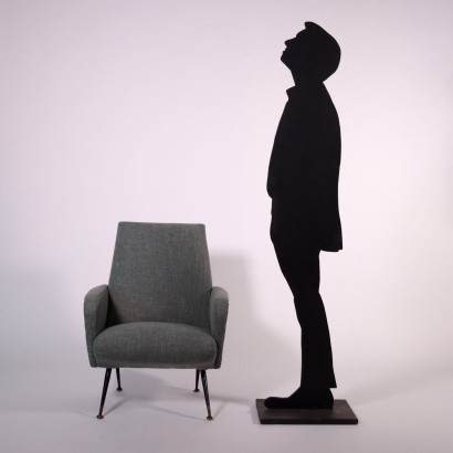 modernariato, modernariato di design, poltrona, poltrona modernariato, poltrona di modernariato, poltrona italiana, poltrona vintage, poltrona anni '60, poltrona design anni 60,Poltrona Anni 50-60