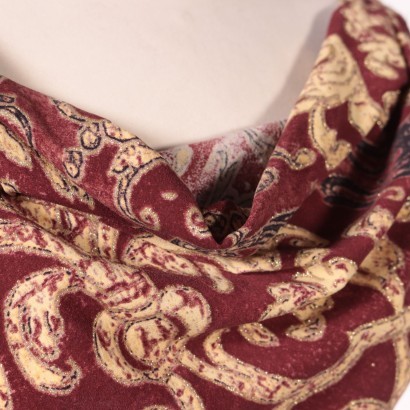 roberto cavalli, cavalli, abito in seta, pura seta, abito lungo, abito da sera, made in italy, alta moda, haute couture, secondhand,Abito In Seta Roberto Cavalli