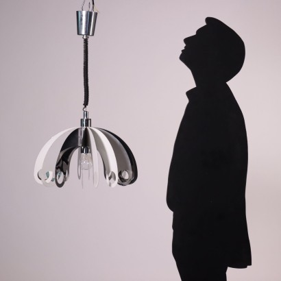 modernariato, modernariato di design, lampadario, lampadario modernariato, lampadario di modernariato, lampadario italiano, lampadario vintage, lampadario anni '60, lampadario design anni 60,Lampada Anni 60-70