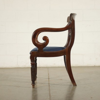 antiguo, sillón, sillones antiguos, sillón antiguo, sillón italiano antiguo, sillón antiguo, sillón neoclásico, sillón del siglo XIX, sillón Regency inglés